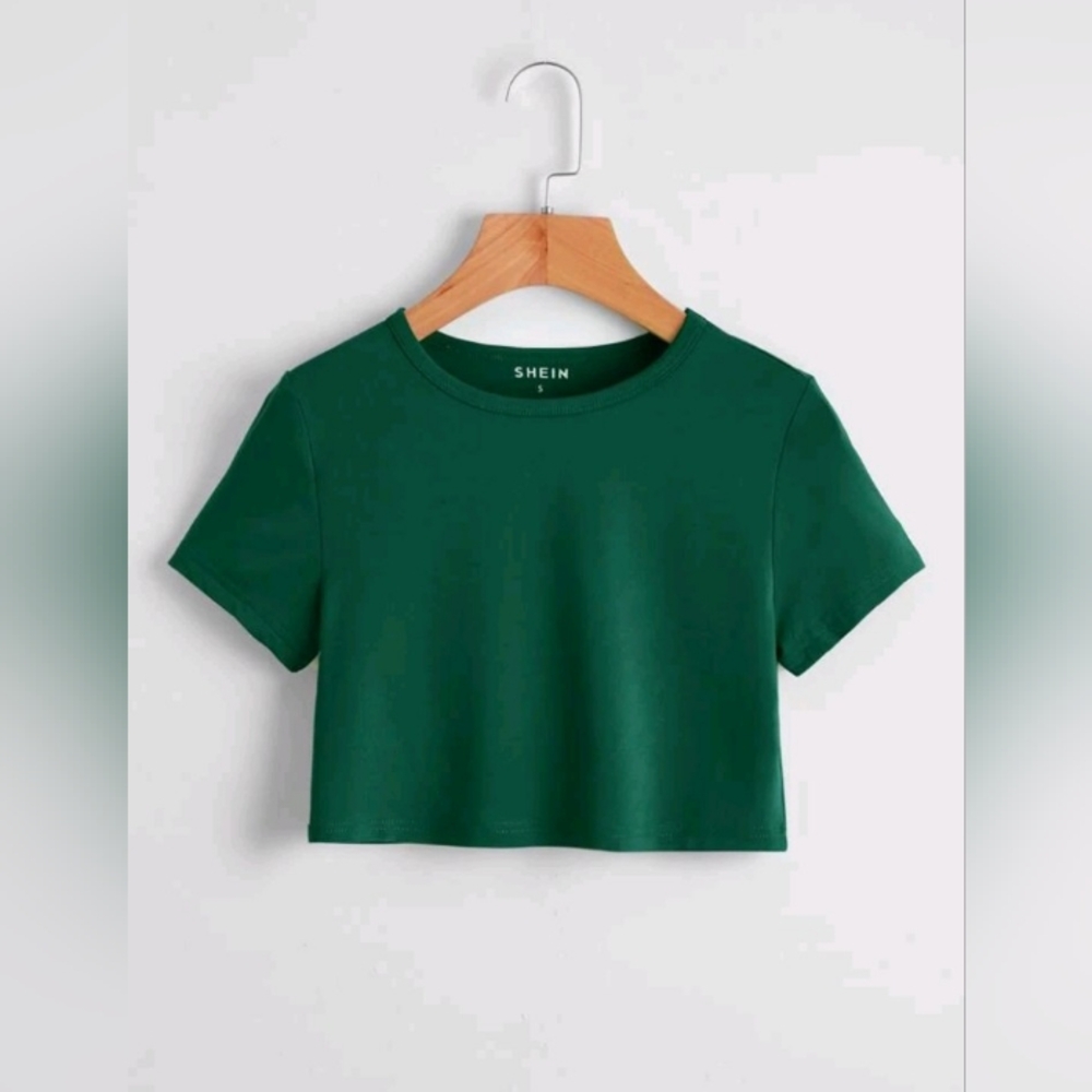 SHEIN cropped tee